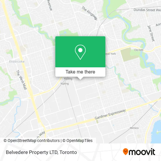 Belvedere Property LTD map