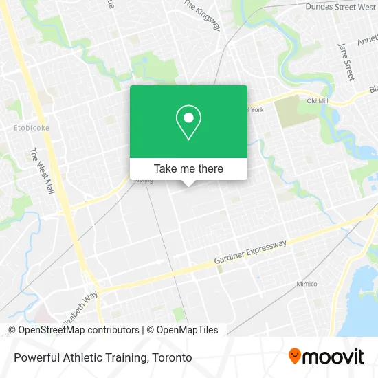 Powerful Athletic Training map