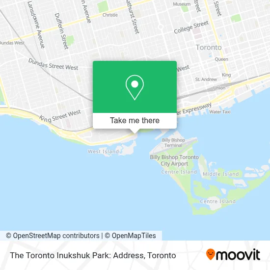 The Toronto Inukshuk Park: Address map