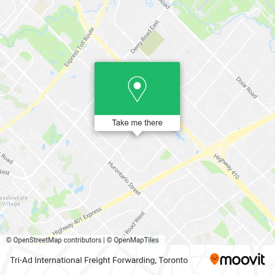 Tri-Ad International Freight Forwarding map