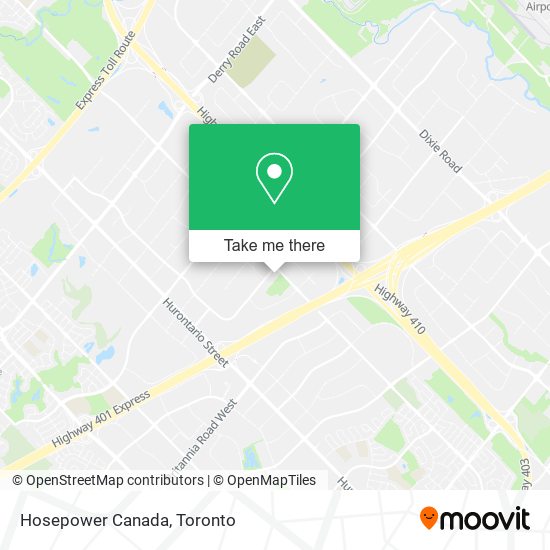 Hosepower Canada map