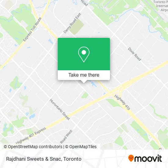 Rajdhani Sweets & Snac map