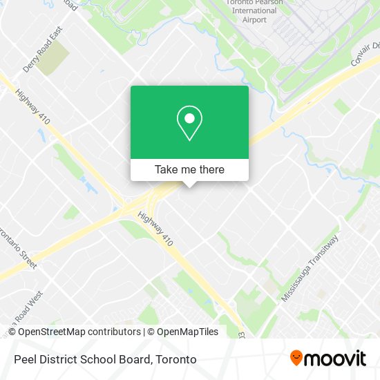 Peel District School Board map