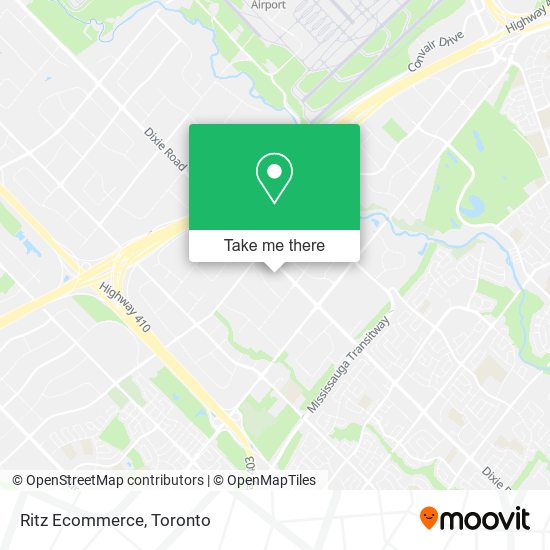 Ritz Ecommerce map