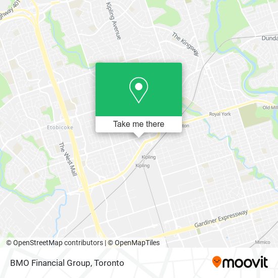 BMO Financial Group map