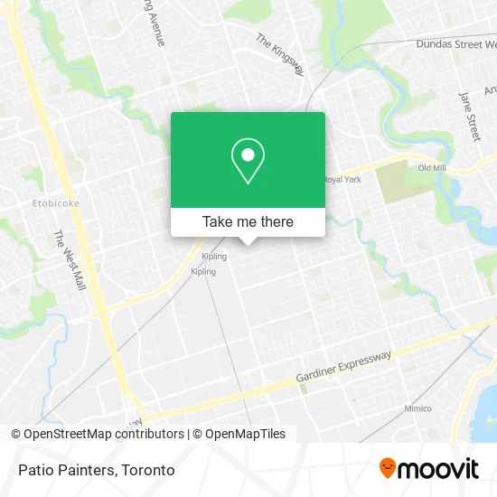 Patio Painters map