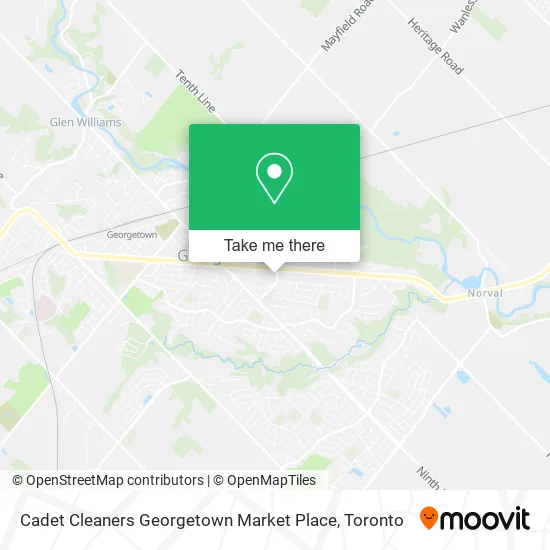 Cadet Cleaners Georgetown Market Place map