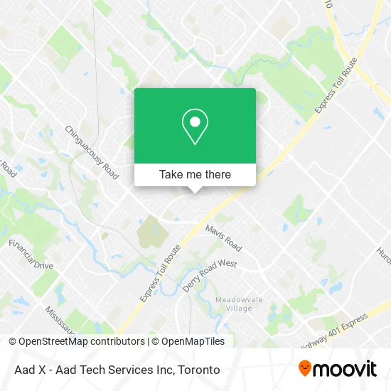 Aad X - Aad Tech Services Inc map