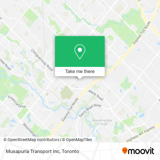 Musapuria Transport Inc map