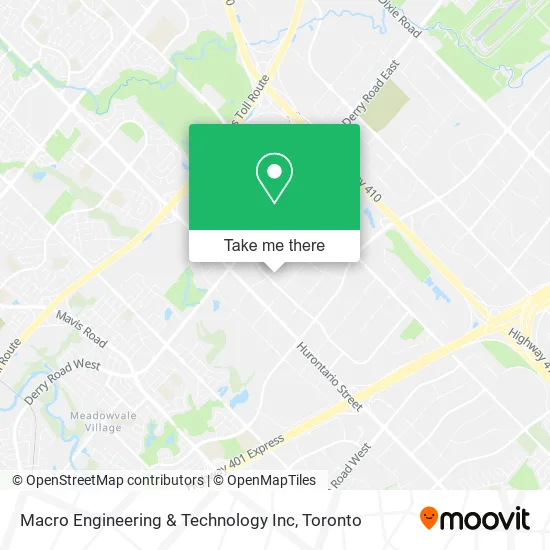 Macro Engineering & Technology Inc map