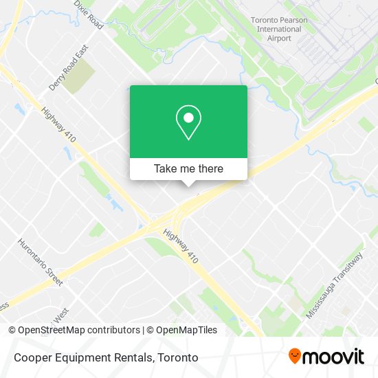 Cooper Equipment Rentals map