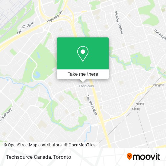 Techsource Canada map