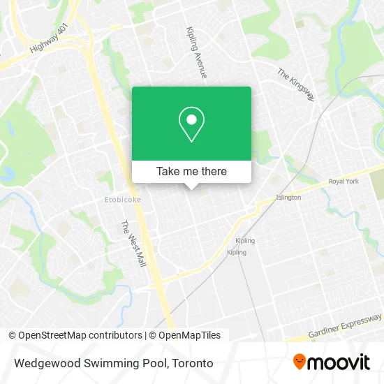 Wedgewood Swimming Pool map