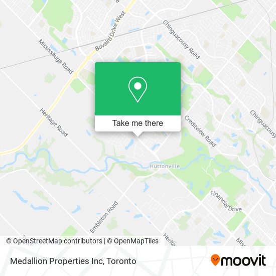 Medallion Properties Inc map