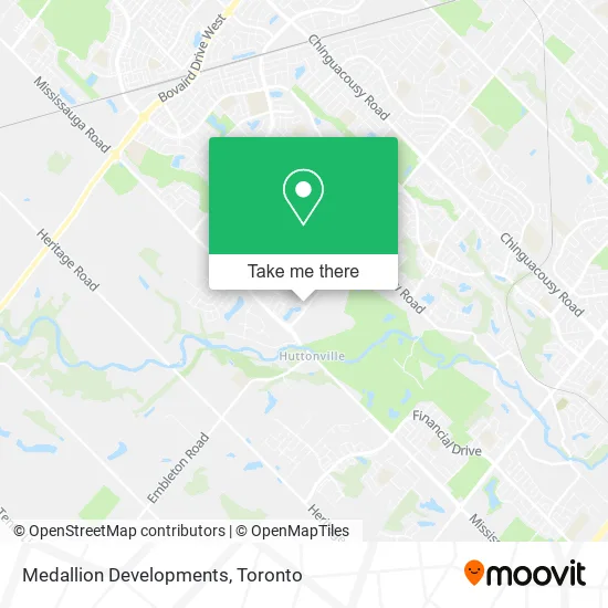 Medallion Developments map