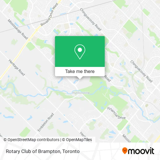 Rotary Club of Brampton map