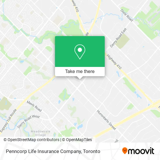 Penncorp Life Insurance Company map