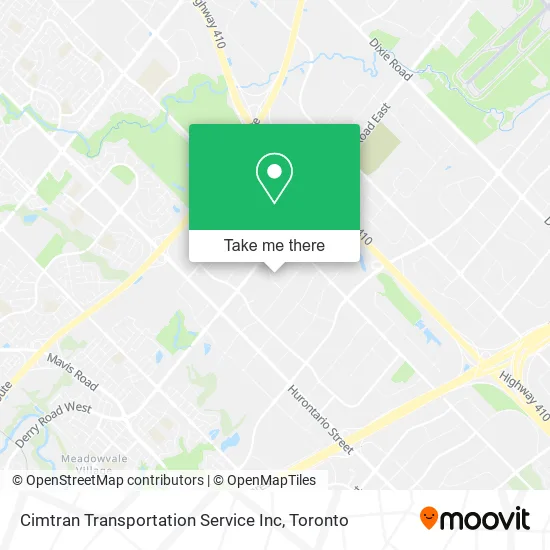 Cimtran Transportation Service Inc map