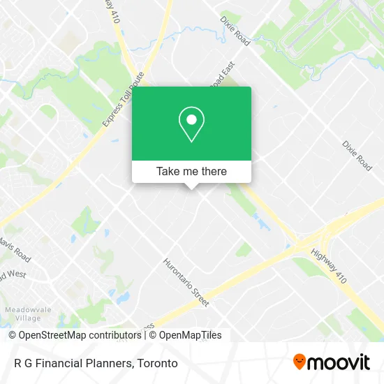 R G Financial Planners map