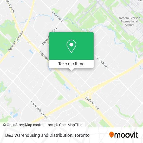 B&J Warehousing and Distribution map