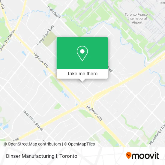 Dinser Manufacturing I map