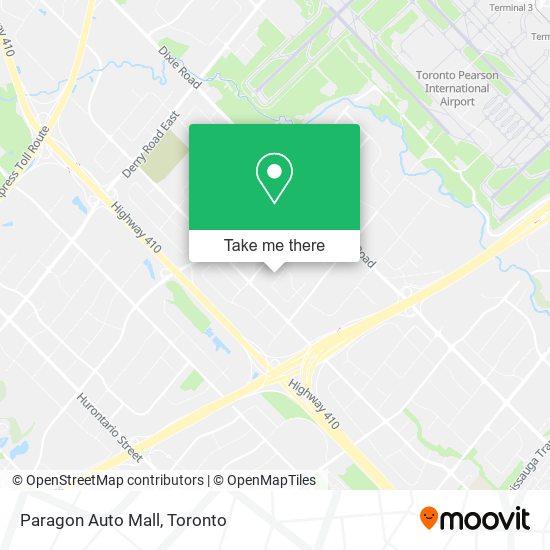 Paragon Auto Mall map