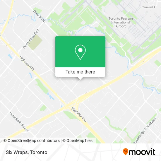 Six Wraps map
