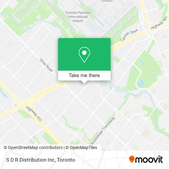 S D R Distribution Inc map