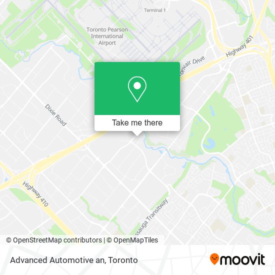 Advanced Automotive an map
