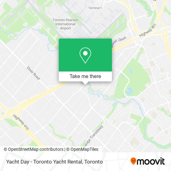 Yacht Day - Toronto Yacht Rental map