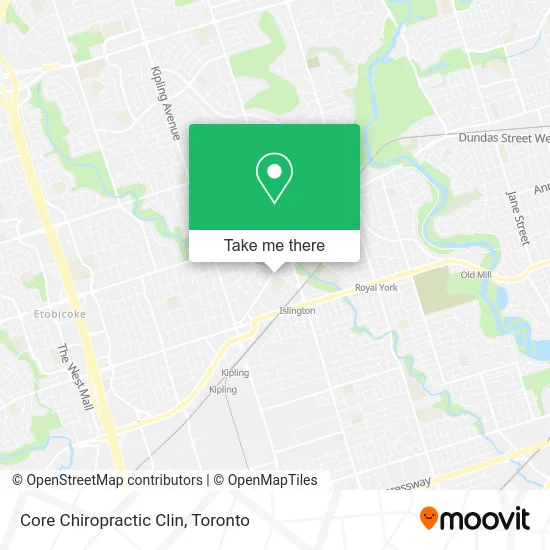 Core Chiropractic Clin map
