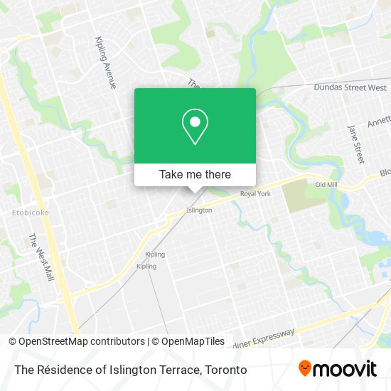 The Résidence of Islington Terrace map