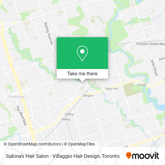 Sabina's Hair Salon - Villaggio Hair Design map