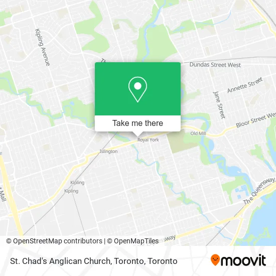 St. Chad's Anglican Church, Toronto map