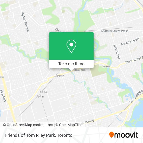 Friends of Tom Riley Park map