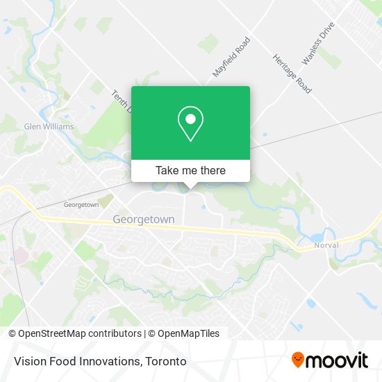 Vision Food Innovations map