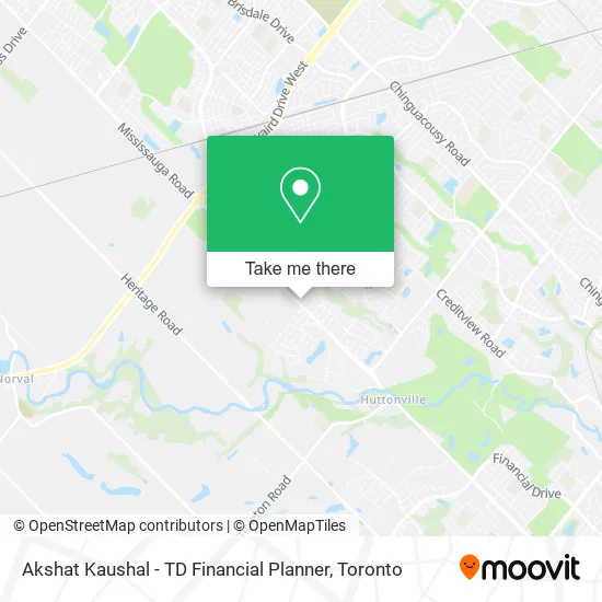 Akshat Kaushal - TD Financial Planner map