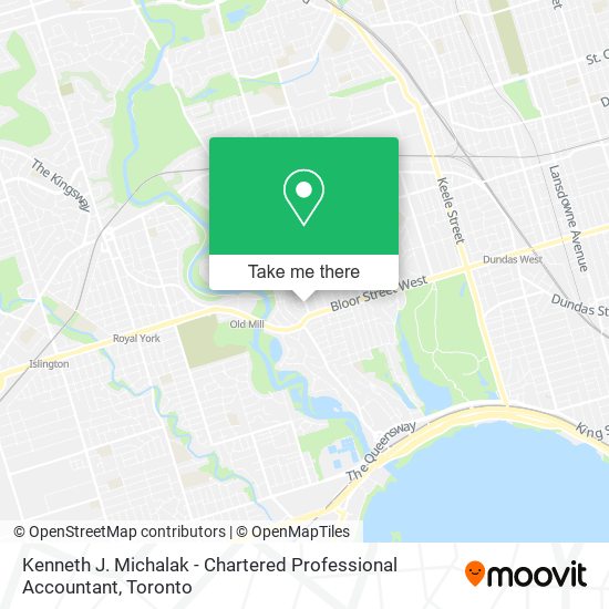 Kenneth J. Michalak - Chartered Professional Accountant map
