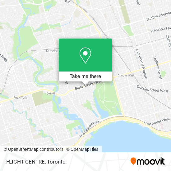 FLIGHT CENTRE map