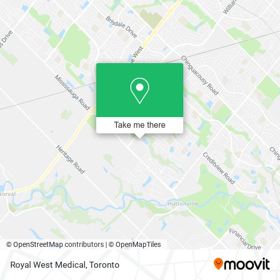 Royal West Medical map