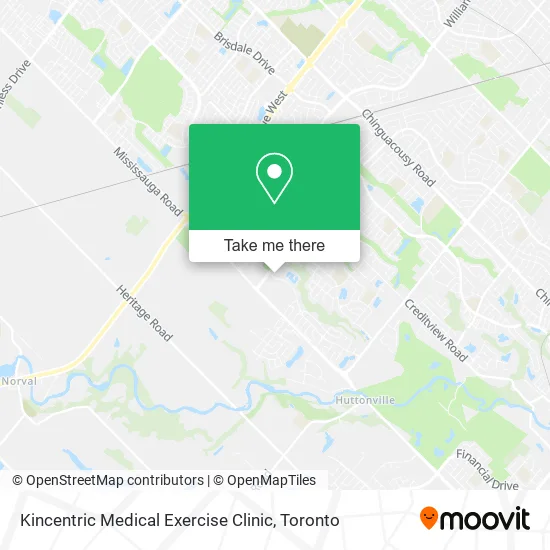 Kincentric Medical Exercise Clinic map