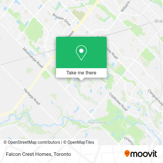 Falcon Crest Homes map