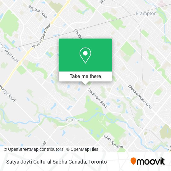 Satya Joyti Cultural Sabha Canada map