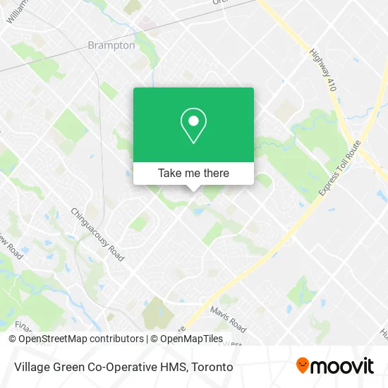 Village Green Co-Operative HMS map