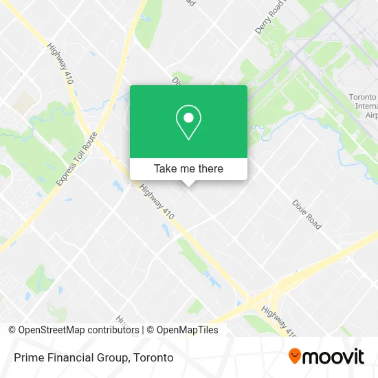 Prime Financial Group map