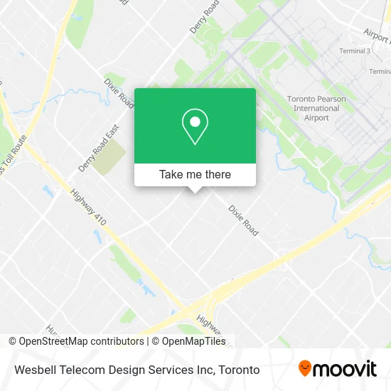 Wesbell Telecom Design Services Inc map