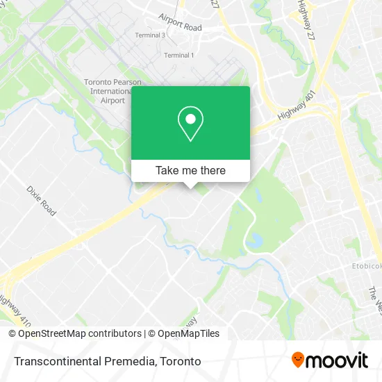 Transcontinental Premedia map