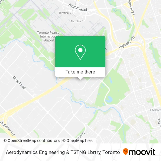 Aerodynamics Engineering & TSTNG Lbrtry map