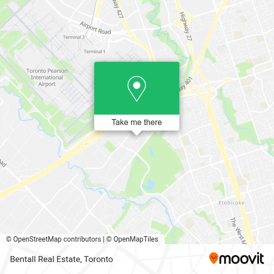 Bentall Real Estate map