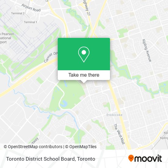 Toronto District School Board map
